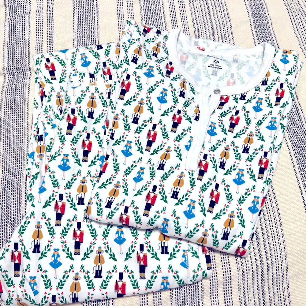 Roller Rabbit Nutcracker Pajamas- XS